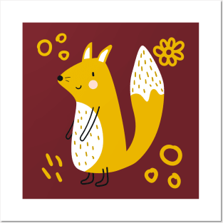 Friendly Squirrel Posters and Art